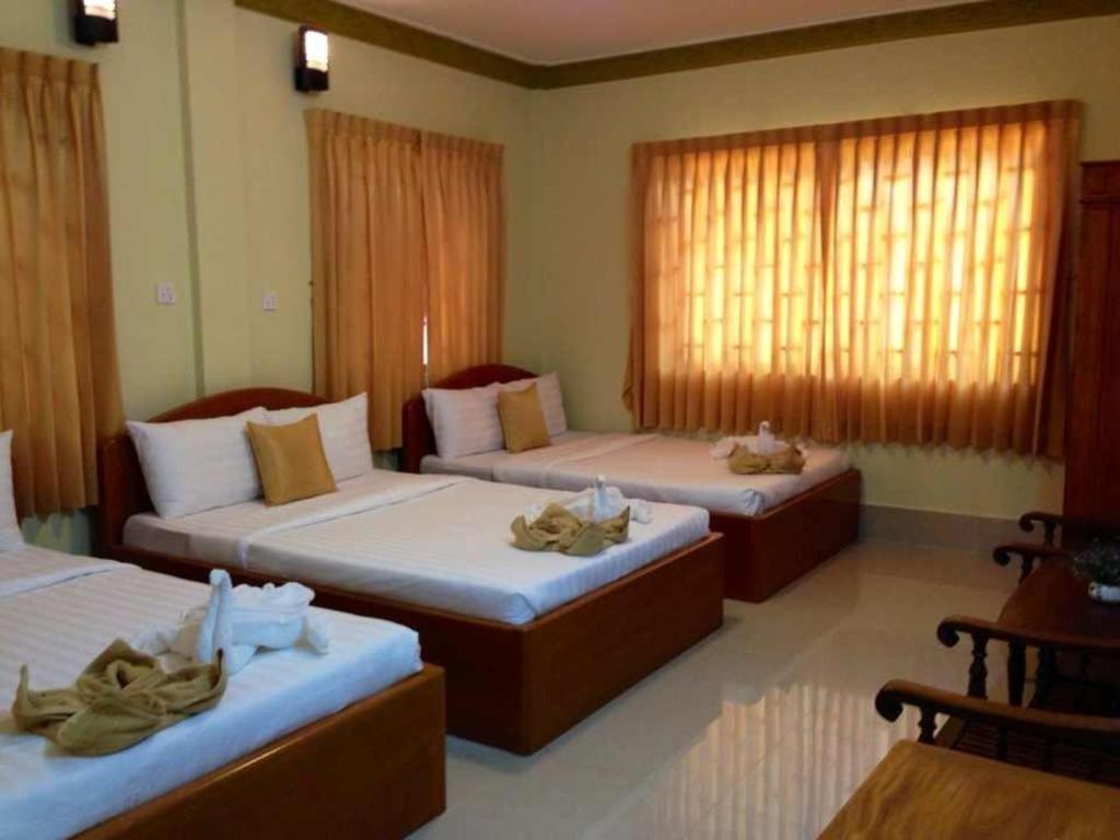 Apsara Guest House Kampot City Habitación foto